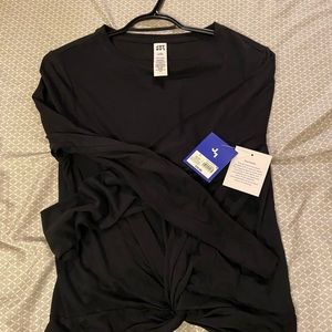 Womens joylab knotted front top